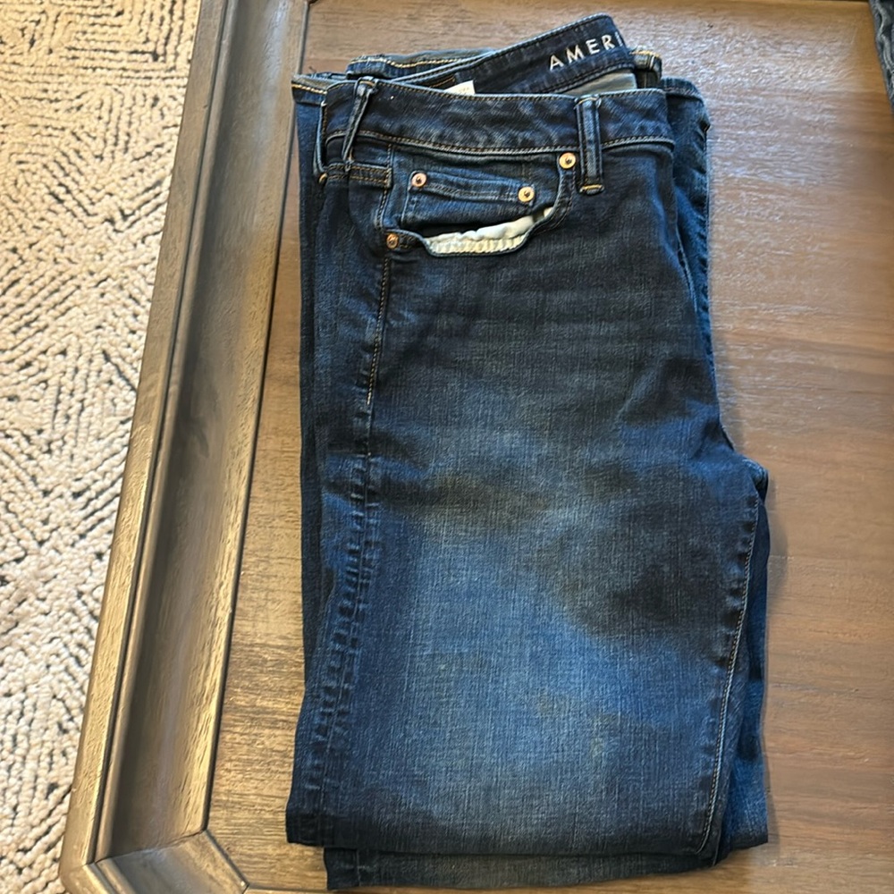 American Eagle men’s jeans 33x34. Two pairs for $40 or $25 each.